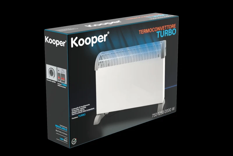 Kooper Termoconvettore Con Turbo 2000 Watt