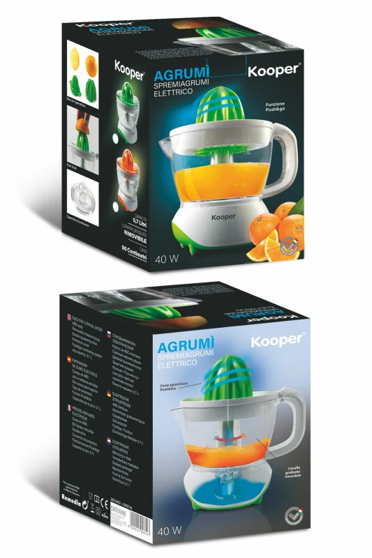 Kooper Spremiagrumi Elettrico 700 Ml 40 W 2 Ass