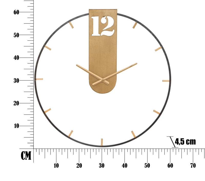 Orologio Da Muro Goldy Cm Ø 60X4,5