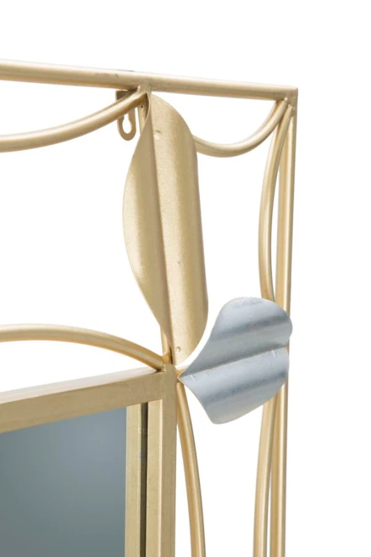 Specchio Da Muro Glam Leaf Cm 86X3X112 