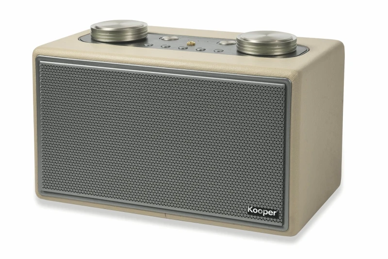 Kooper Twist Speaker Radio Pelle 40W Ecrù