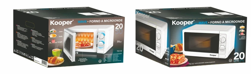 Kooper Forno A Microonde 20Lt Bianco 700W