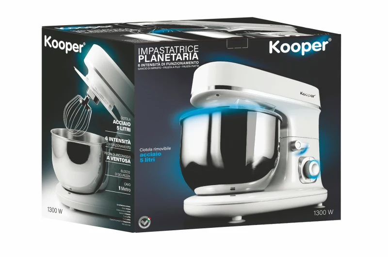 Kooper Planetaria 1300 W 5L 6 Velocita Bianca