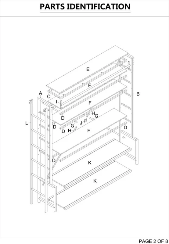 Libreria-Porta Tv Industrial 165X40X210