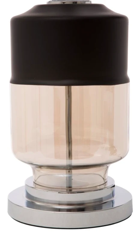 Paralume Da Tavolo Elegant-Three Nero Cm Ø 32X75