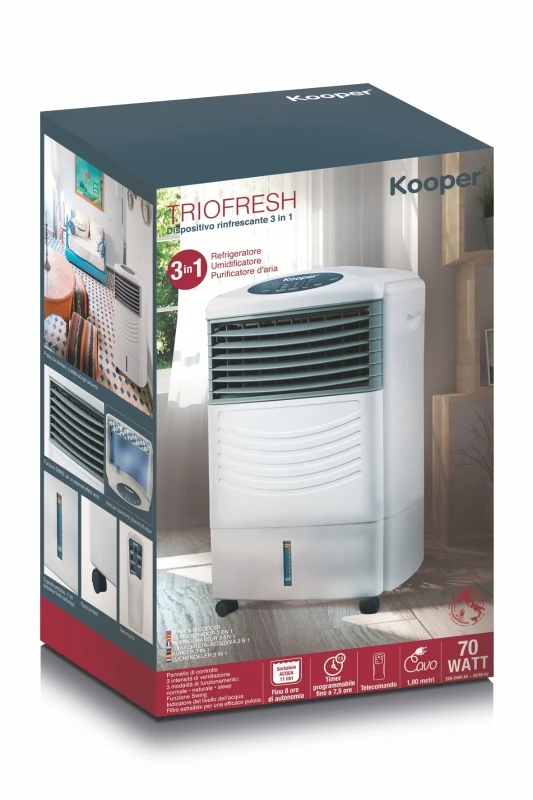 Kooper Raffreddatore D'Aria 70W 3 In 1