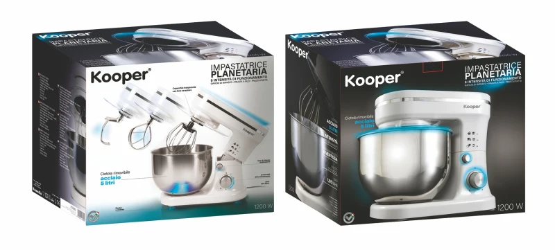 Kooper Planetaria 1200 W 5L 6 Velocita Bianca