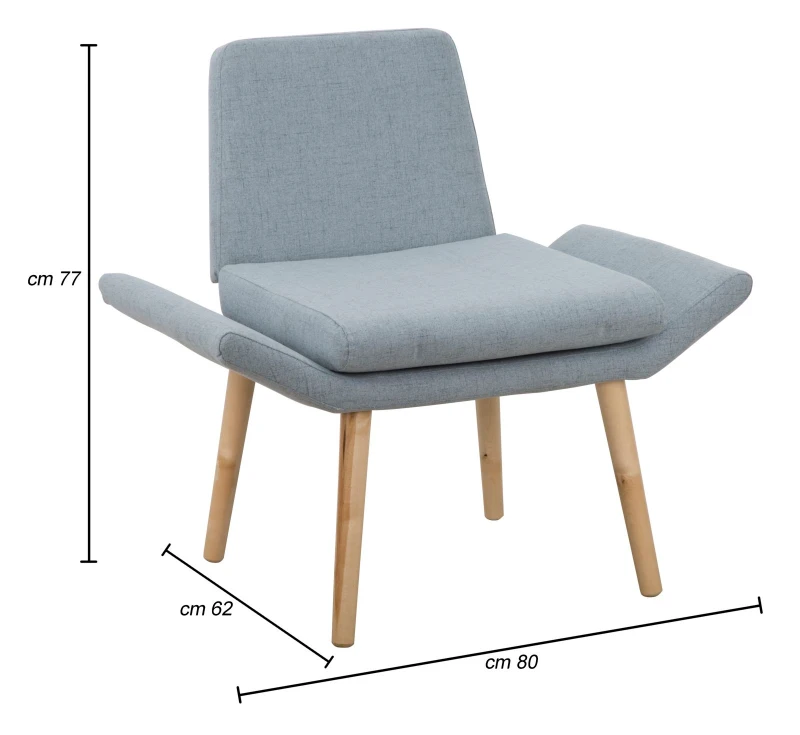 Poltrona Helsinki Cm 80X62X77