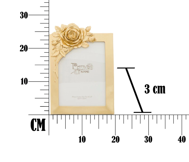 Cornice Glam Rose Cm 19.4X3X27.5 (Misura Interna Cm 15X20) 