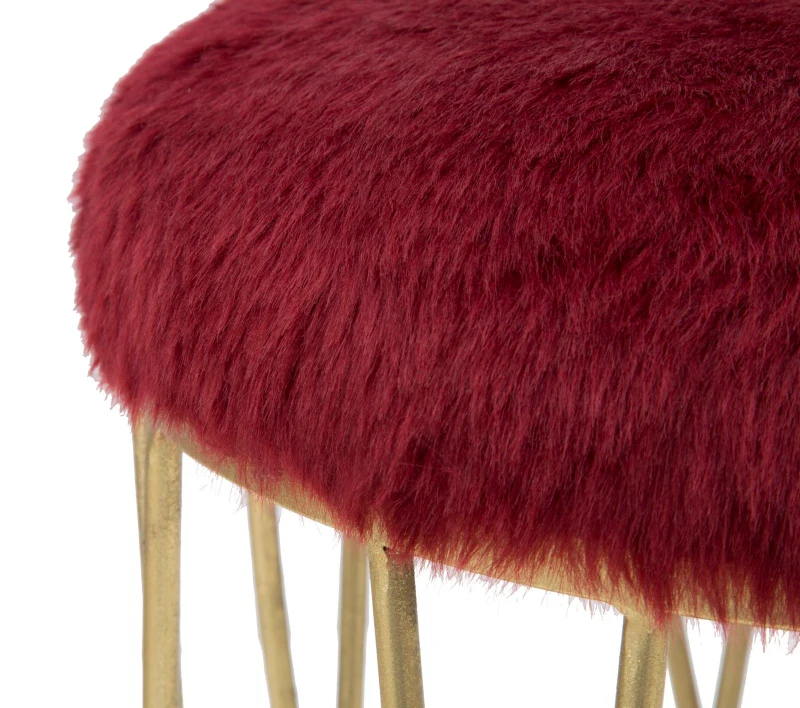 Sgabello Amelie Bordeaux Ø Cm 40.5X46.5