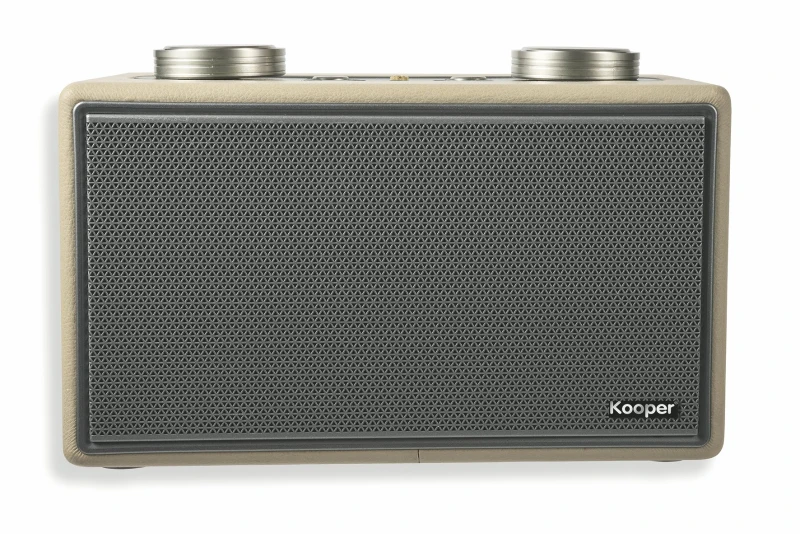 Kooper Twist Speaker Radio Pelle 40W Ecrù