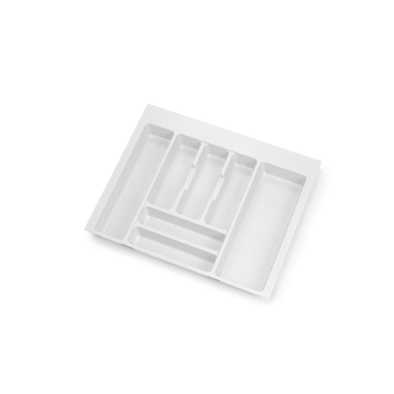 Emuca Portaposate Optima Vertex/Concept 500mm (Spalle 16mm), 600, Plastica bianca, Tecnoplastica