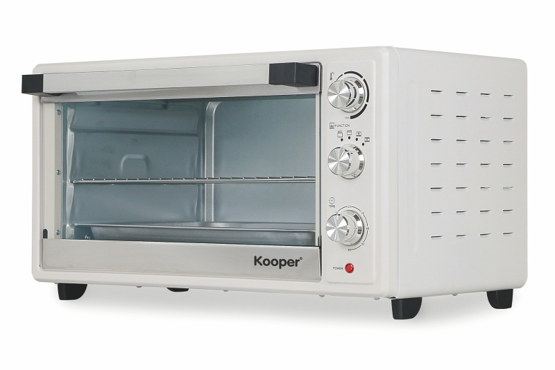 Kooper Forno 55 Lt Bianco 2000 W Ventilato Con Luce | Aosom.it