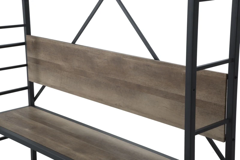 Libreria-Porta Tv Industrial 165X40X210