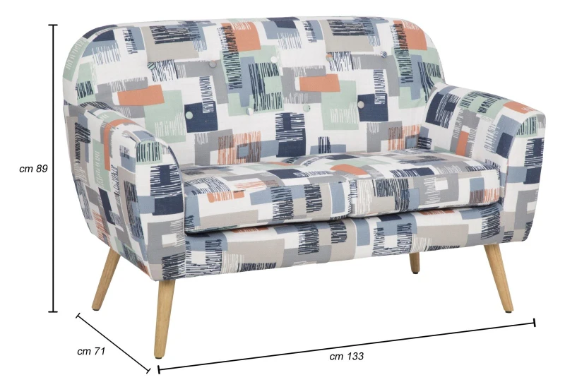 Divanetto Vision Cm 133X71X89