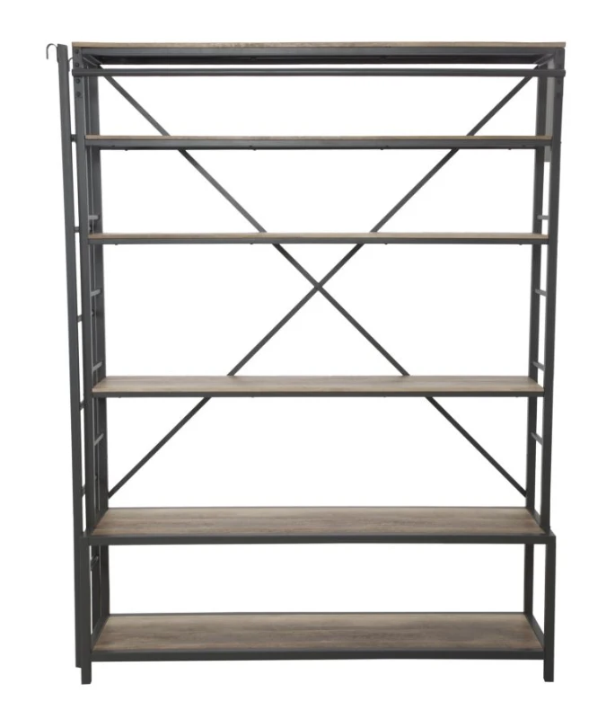 Libreria-Porta Tv Industrial 165X40X210