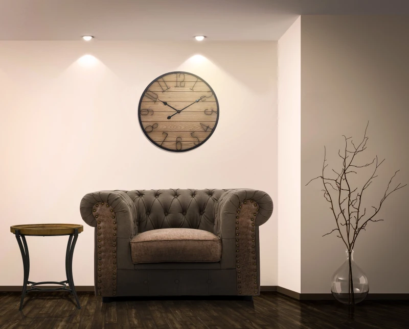 Orologio Da Muro Wood Cm Ø 60X4,5