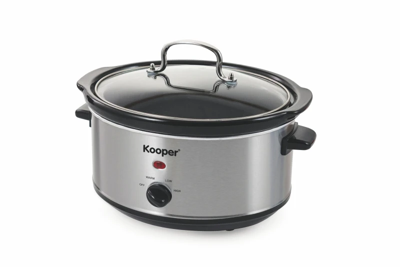 Kooper Pentola Elettrica Slow Cooker 3.5Lt 200W Acciaio