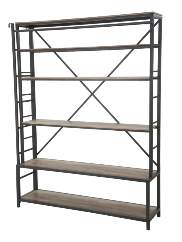 Libreria-Porta Tv Industrial 165X40X210