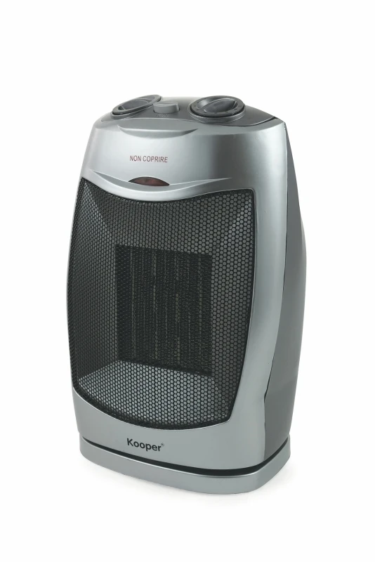 Kooper Termoventilatore Ceramico 1500W Grigio Africa