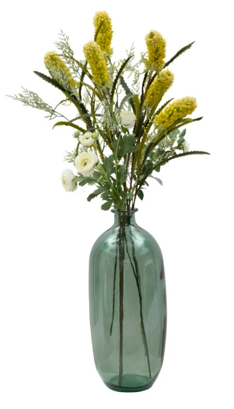 Vaso Vetro Riciclato Fat Cm Ø 19X45 (Made In Spain)