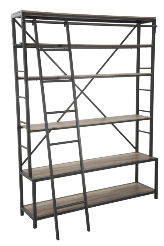 Libreria-Porta Tv Industrial 165X40X210