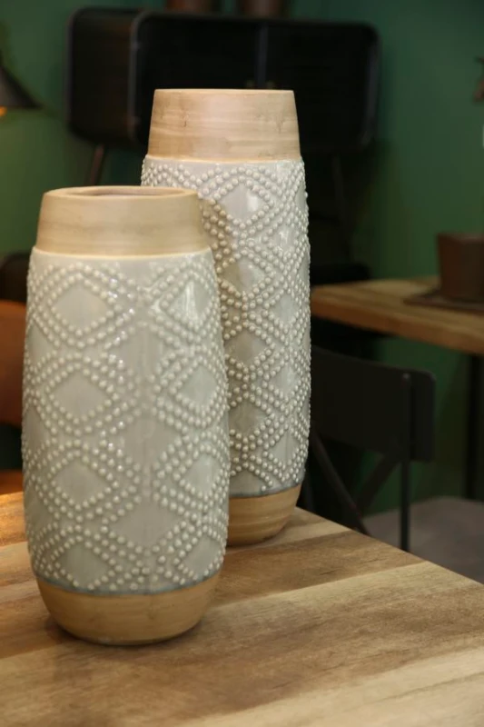 Vaso Ceramica Glace Cm Ø 18.5X46.5