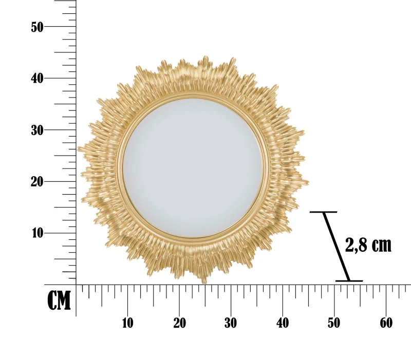 Specchio Glam Star Cm Ø 45X1.8