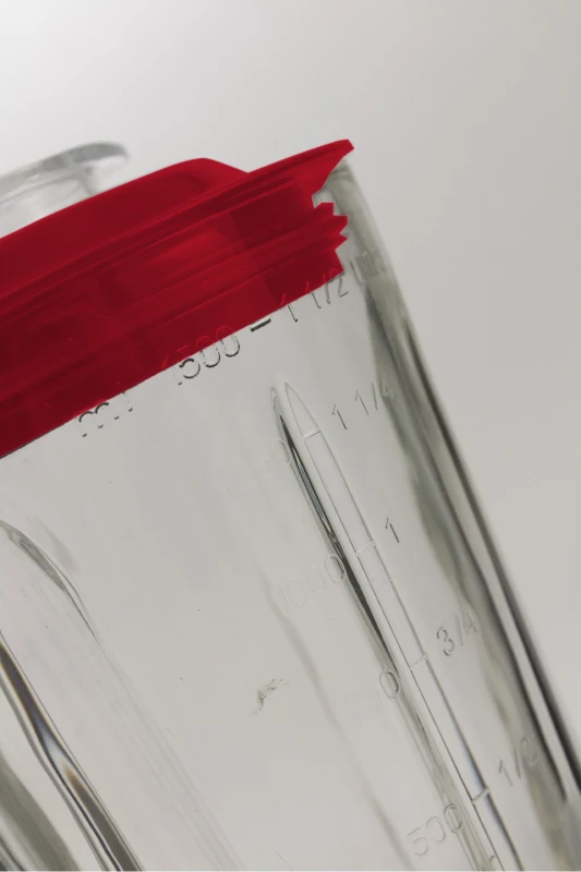 Kooper Frullatore Vetro 1.5Lt 3Vel 850W Rosso/Acciaio