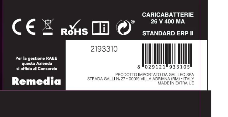 Kooper Dixon Aspirapolvere Ciclonico 150W Ricaricab Rosso