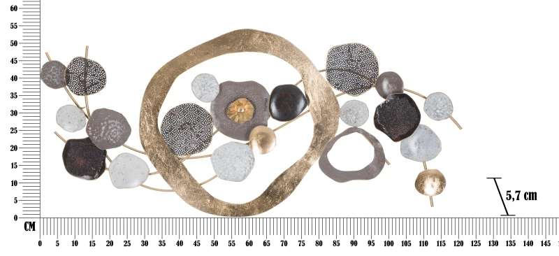 Pannelllo In Ferro Indry Cm 121X5,7X54,6