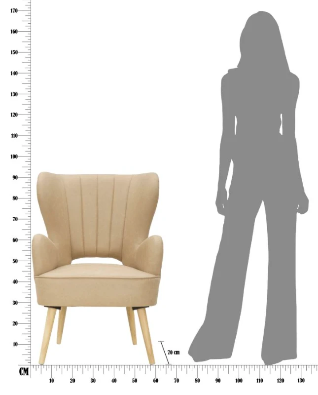 Poltrona Texas Light Cm 65X70X92