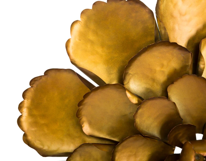 Pannello In Ferro Fiore Goldy -A- Cm Ø 64X5.5