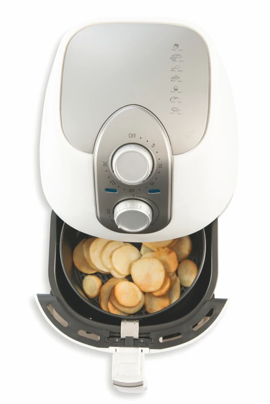 Kooper Friggitrice Aria 1500W Bianca E Silver Aryel