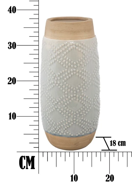 Vaso Ceramica Glace Cm Ø 18X38.5