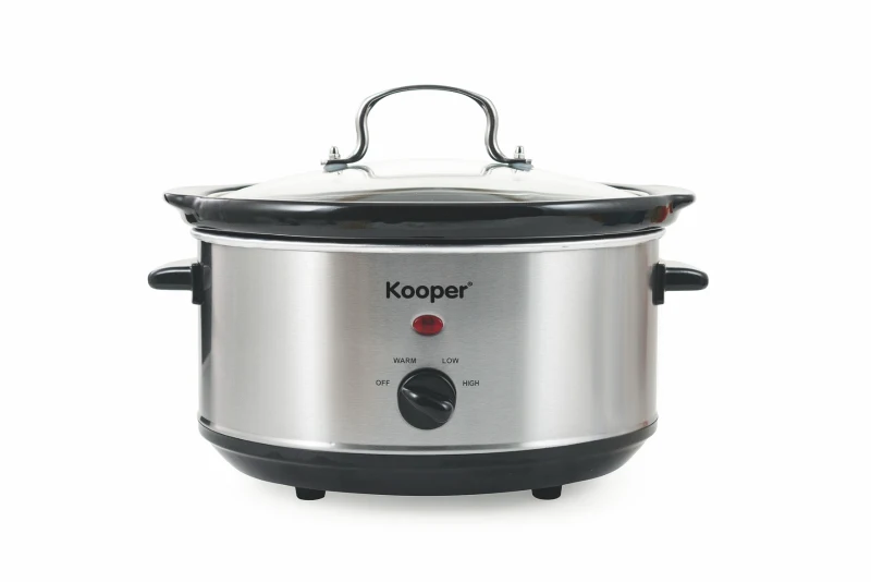Kooper Pentola Elettrica Slow Cooker 3.5Lt 200W Acciaio