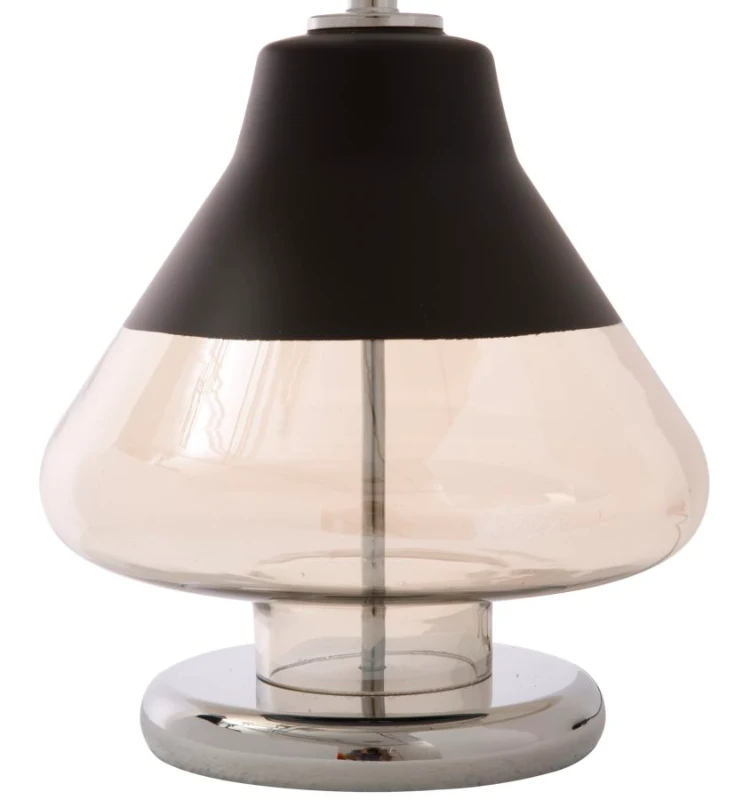 Paralume Da Tavolo Elegant-Two Nero Cm Ø 36X60