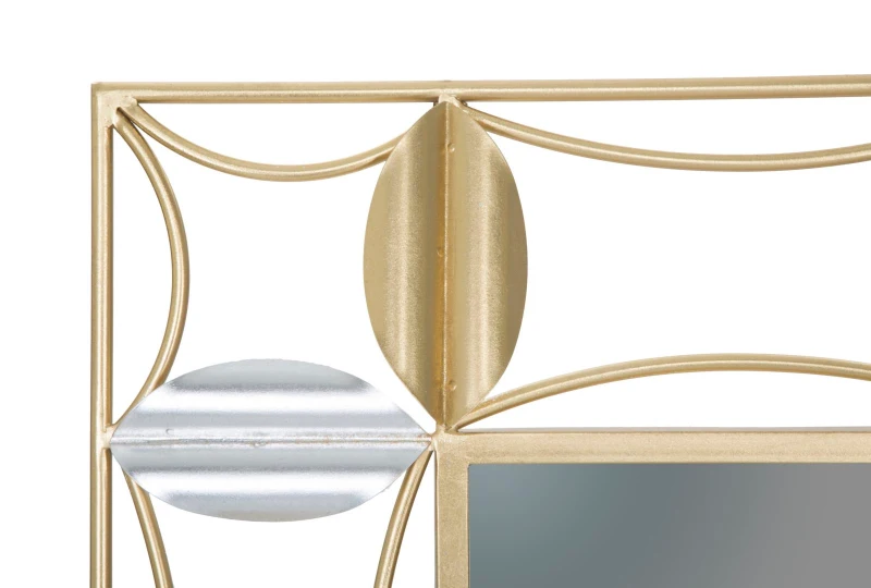 Specchio Da Muro Glam Leaf Cm 86X3X112 