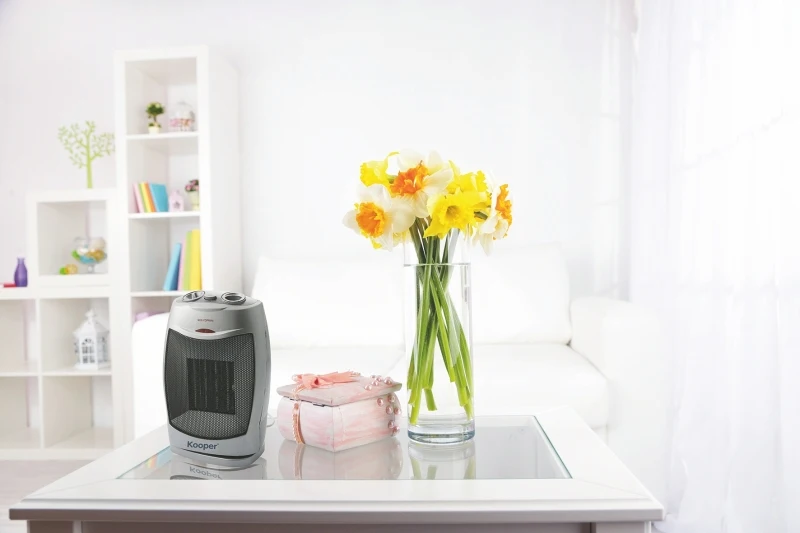 Kooper Termoventilatore Ceramico 1500W Grigio Africa