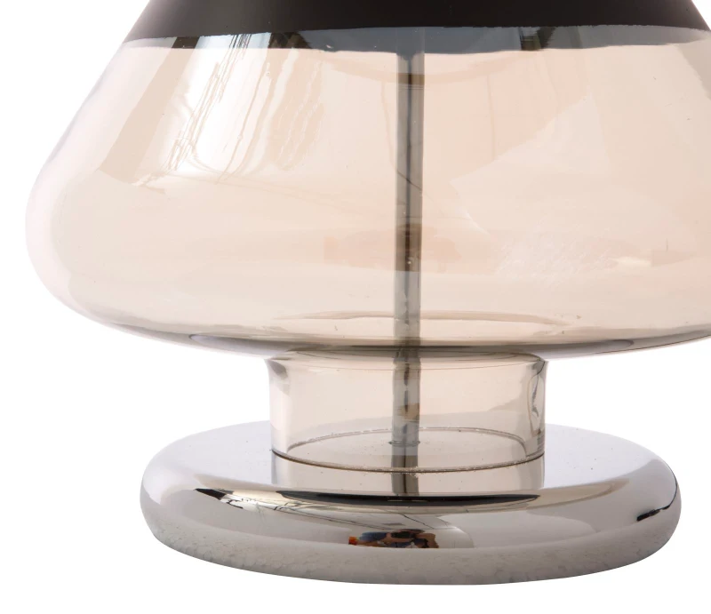 Paralume Da Tavolo Elegant-Two Nero Cm Ø 36X60