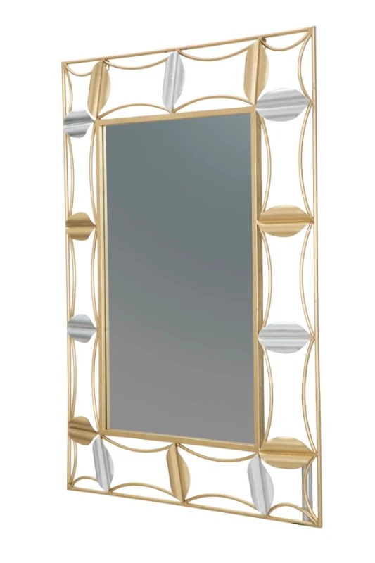 Specchio Da Muro Glam Leaf Cm 86X3X112 