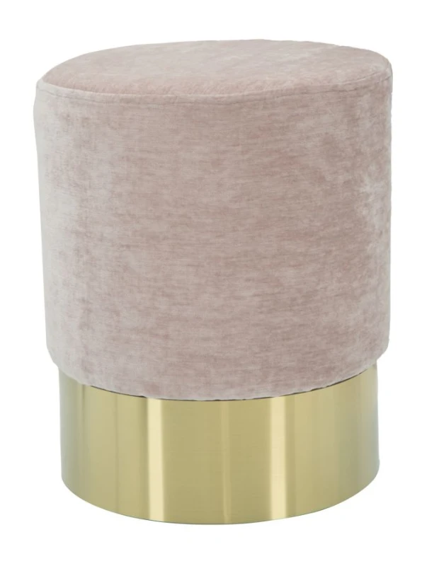 Puff Goldy Rosa Cm Ø 35X42