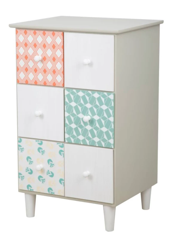 Cassettiera  Auntdeco Cm 43.5X38X71.5