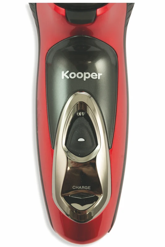 Kooper Rasoio Uomo  3 Testine Oscillanti Rosso