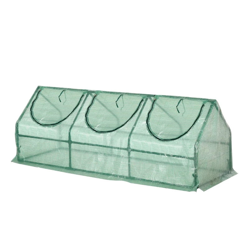 Outsunny Kas Tomatenkas Plantenkas Met Raam Koude Kweekkas Groen 01 0469 597305597