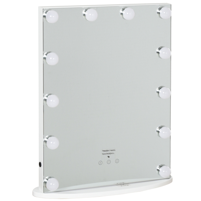 Miroir maquillage Hollywood LED intensité réglable pour coiffeuse