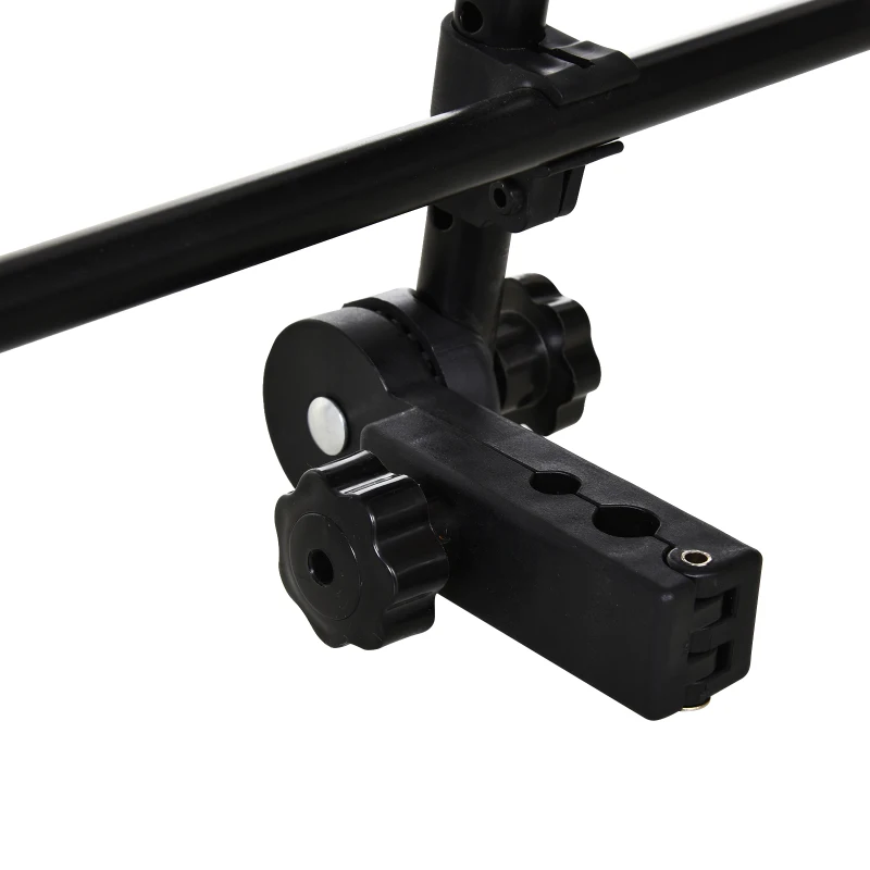 PawHut Divisorio Auto per Cani Regolabile in Altezza e Larghezza, in Ferro e ABS 85-140L x 30-50Acm, Nero