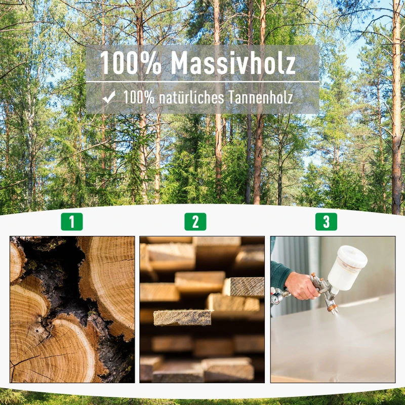 Outsunny Gereedschapsschuur houten gereedschapsschuur tuinkast gereedschapskast tuinhuis dubbele deur