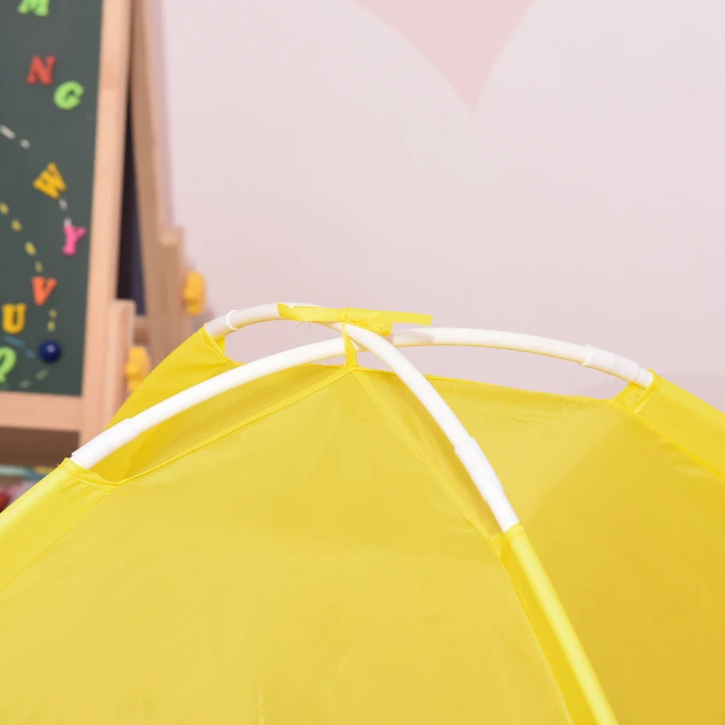 HOMCOM Tenda da Gioco 6in1 per 2-4 Bambini, Tunnel Pieghevole e Borsa di Trasporto, per Interno ed Esterno, 390x260x92cm