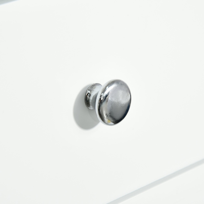 Kleankin Mobile per WC Scaffale Bagno Salvaspazio, 3 Mensole e 2 Cassetti